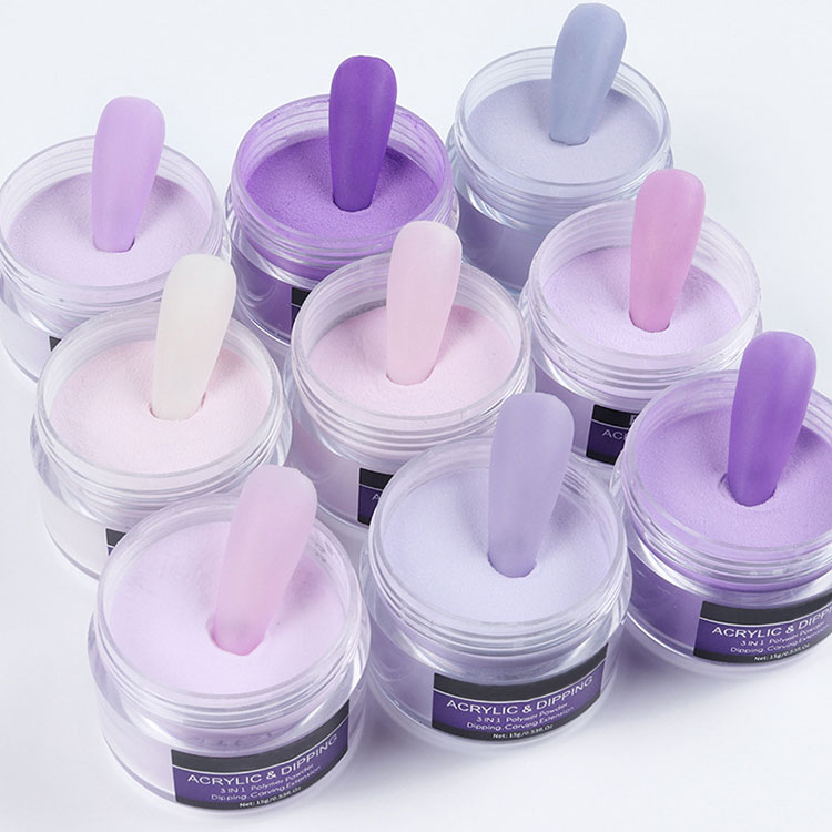 Kit de démarrage 12 couleurs poudre acrylique 2 en 1
