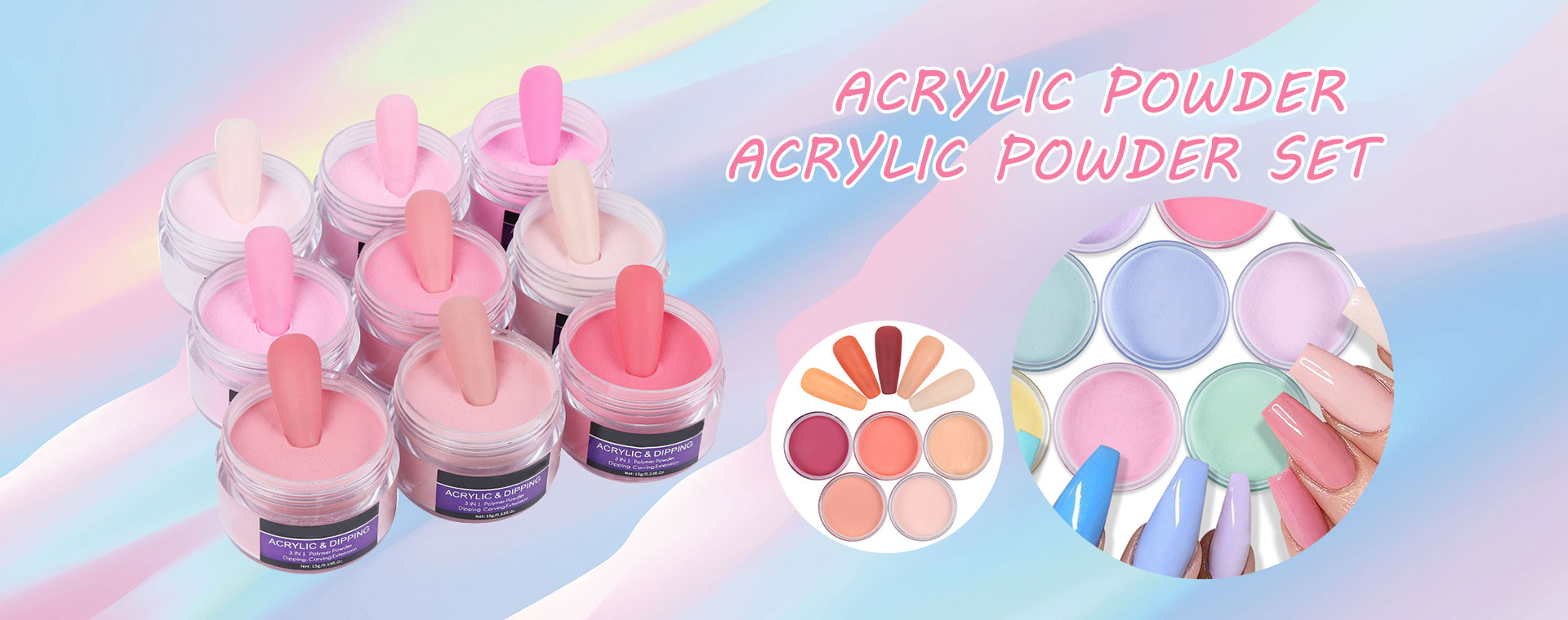 Fabricants de poudre acrylique et d'ensembles de poudre acrylique