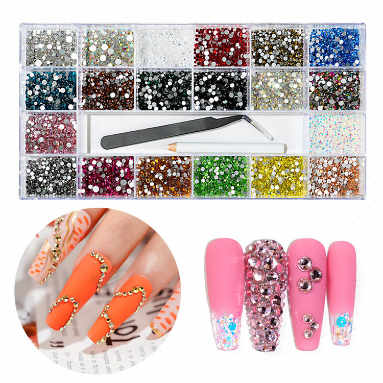 Diamants à ongles 3D