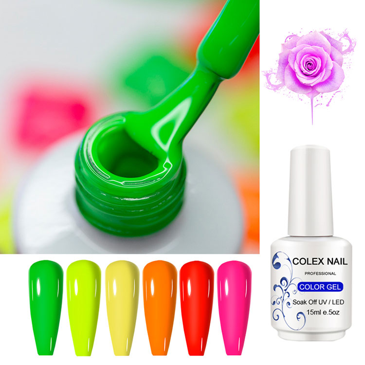 80 couleurs 15 ml de vernis à ongles en gel pur