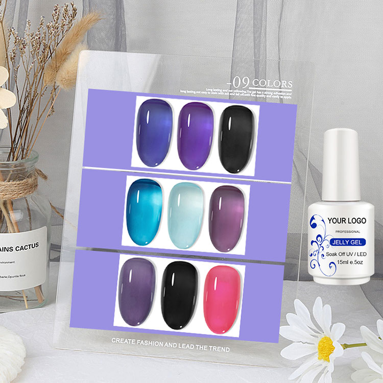 90 couleurs glace gel vernis