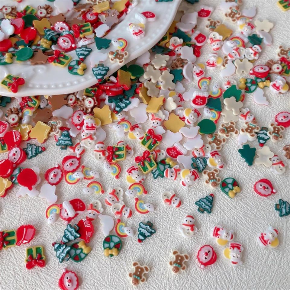 Strass pour ongles de Noël