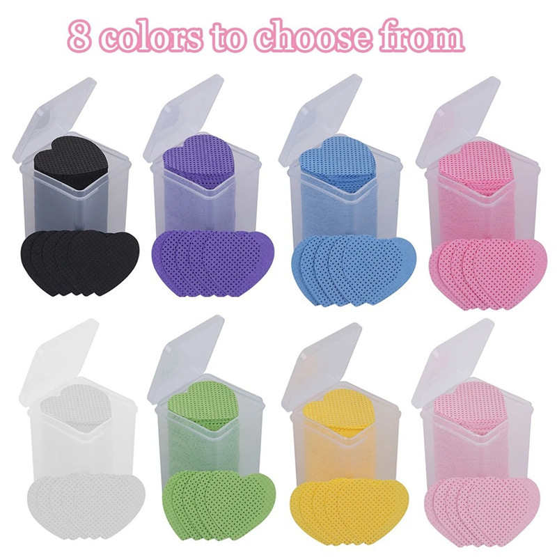Lingettes colorées non pelucheuses pour les ongles