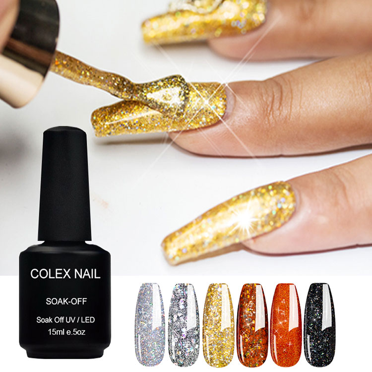Polon de gel scintillant scintiller en diamant