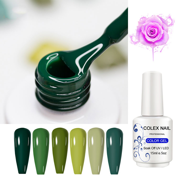 Polier de gel de couleur pure de couleur facile