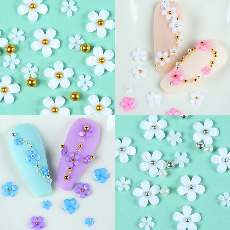 Accessoires de nail art fleurs