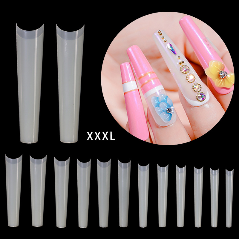 Conseils pour les ongles longs et transparents du cercueil