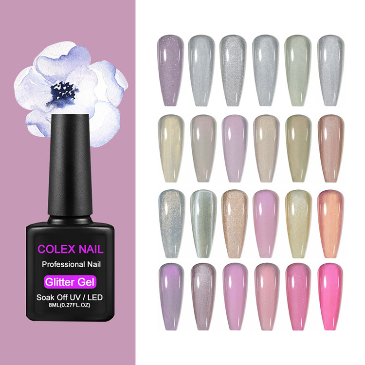 Gel de gel pailleté à faible odeur