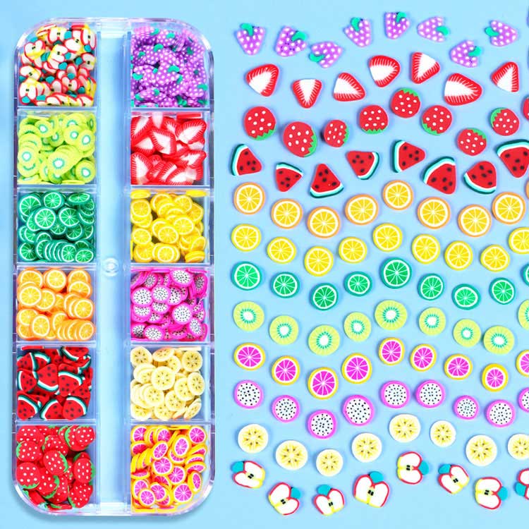 Tranches de fruits pour nail art