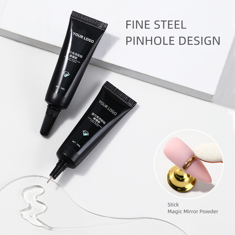 Gel de gemme de strass d'ongle