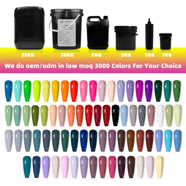 Nouvelles bouteilles Couleurs Gel Polon