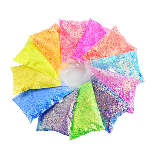 Paillettes poudre à ongles paillettes bricolage décoration d'ongle pour Salon de manucure