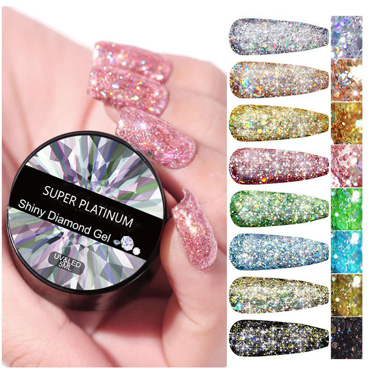 Gel de diamant brillant