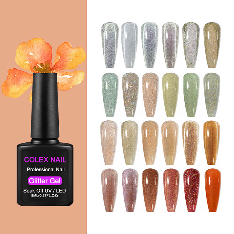 Couleurs scintillantes Gel Gel Polon