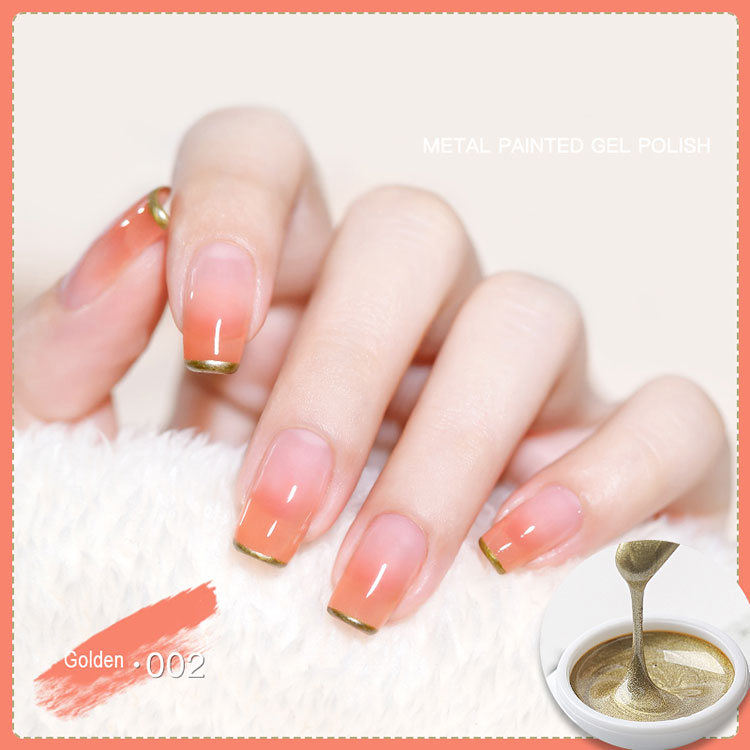 Super Shine No Cracking Metallic Gel Polon