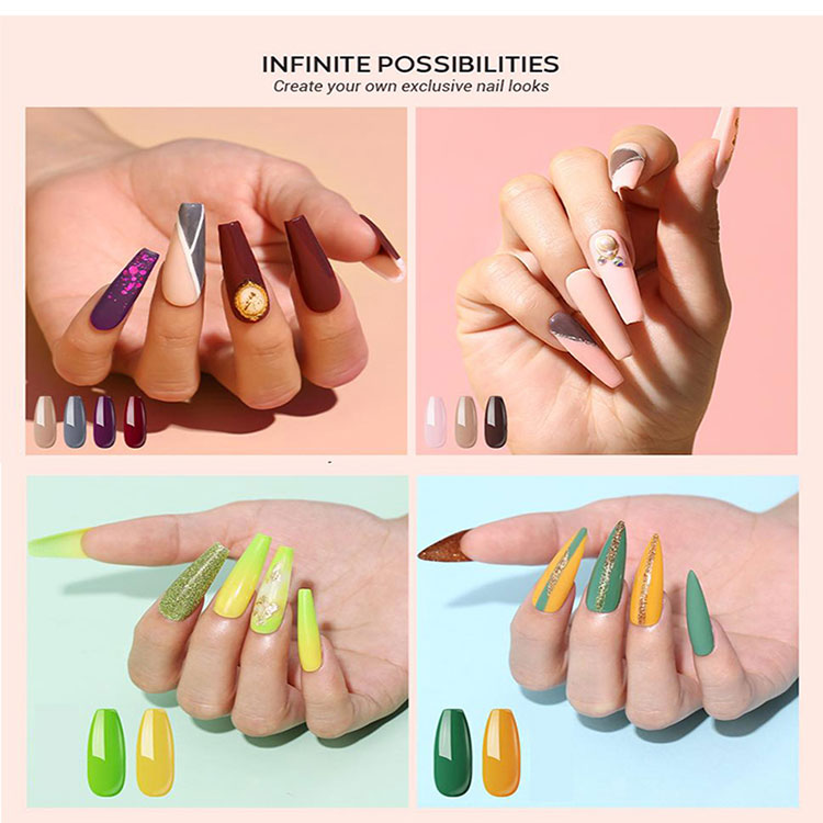 Type de gel UV Purage de gel de couleur pure